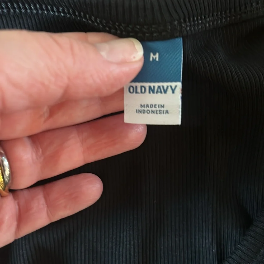 Old Navy Black Flutter Sleeve Blouse - Picture 6 of 7